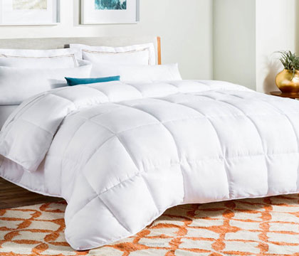 Linenspa White Goose Down Alternative Comforter
