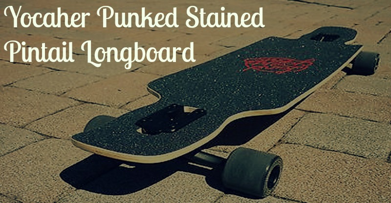 yocaher punked stained longboard