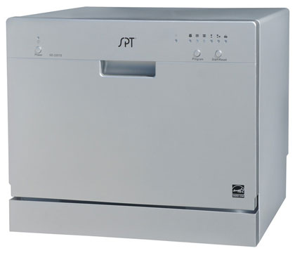 SPT Countertop Dishwasher, Silver